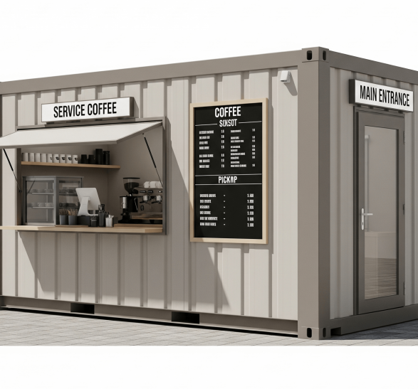 Container cafe 20 feet